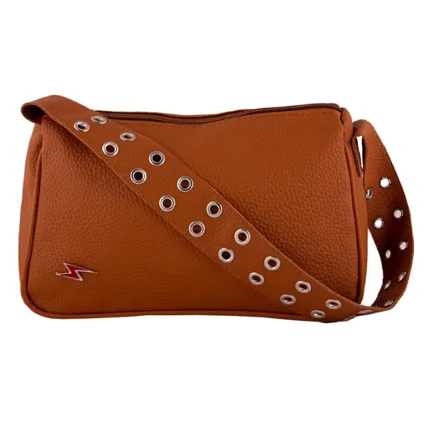 Producto - Mini cartera cuero ecológico doble ojal rayo
