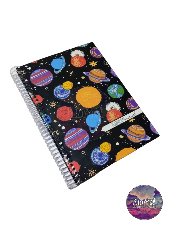Producto - Planner semanal estampado planeta