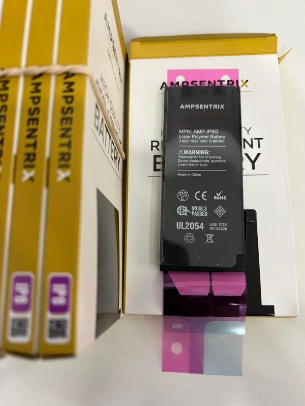 Producto - BATERIA IPHONE 8 AMPSENTRIX CON FLEX