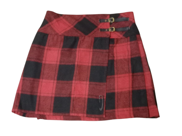 Producto - Falda cuadrille cruzada talle M