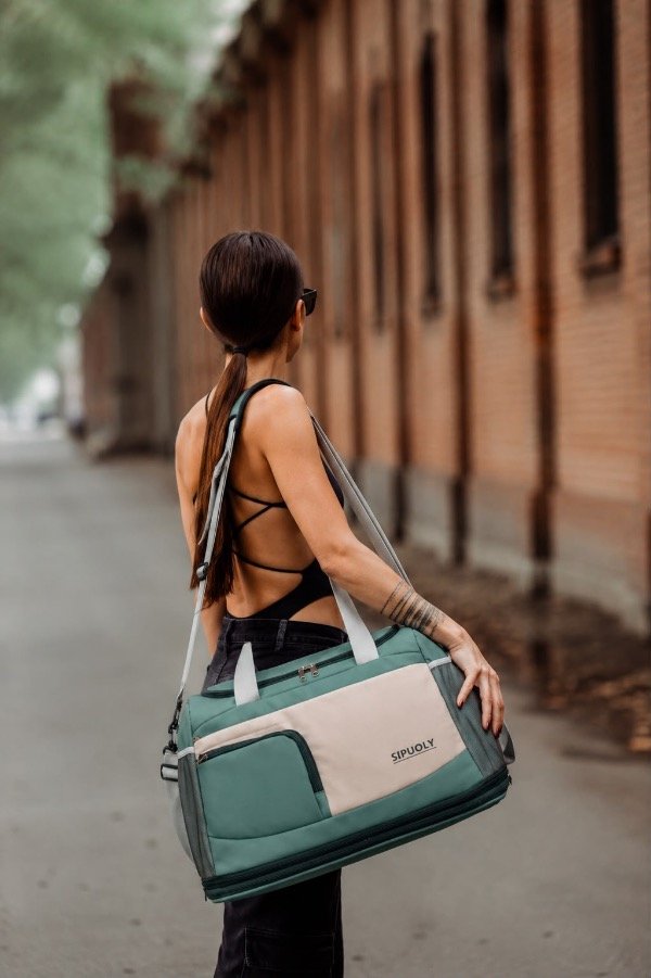 Producto - BOLSO DE VIAJE DOBLE EXTENSIÓN - VERDE
