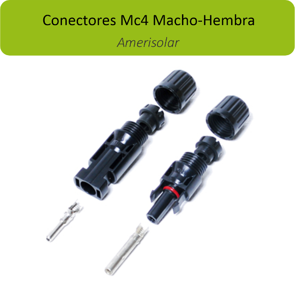 Producto - Conectores MC4 Macho y Hembra - Pack 5 Pares - 3