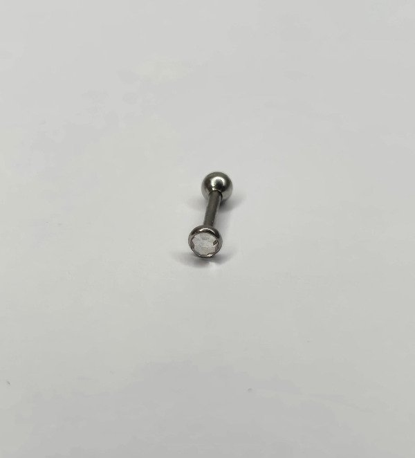 Producto - Barbell strass blanco
