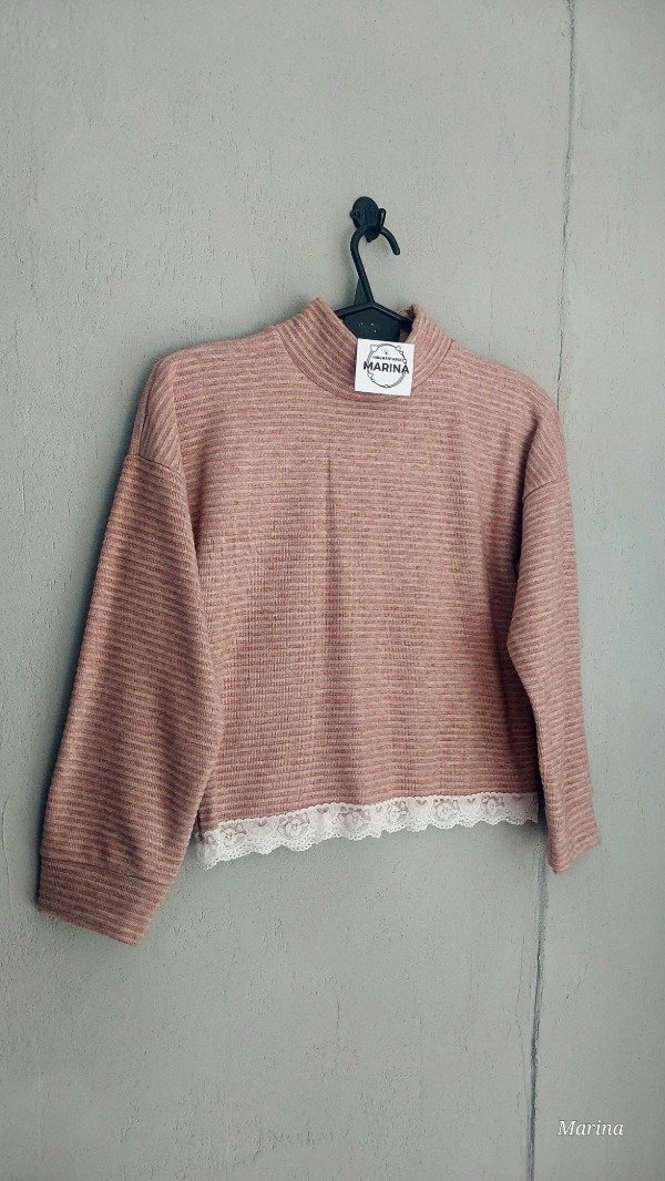 Producto - Sweater con Puntilla