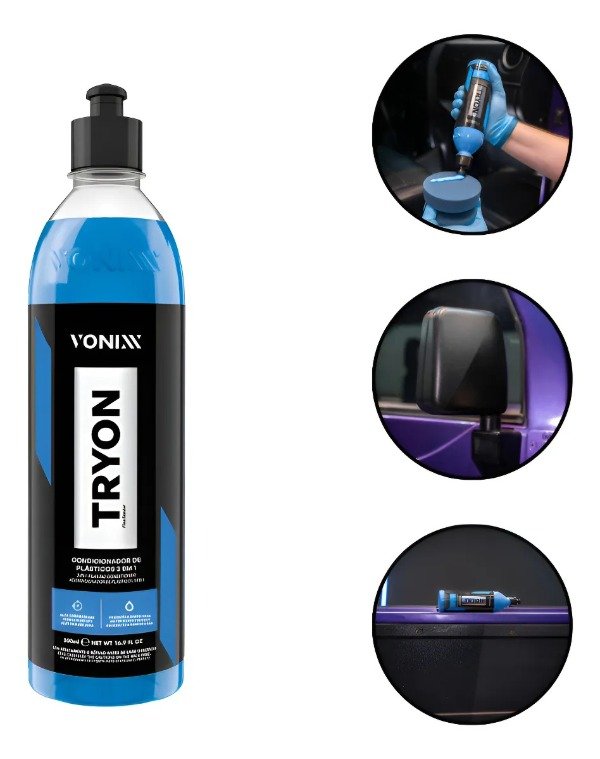 Producto - TRYON VONIXX ACONDICIONADOR Y PROTECTOR DE PLÁSTICOS INTERIOR EXTERIOR Y GOMAS