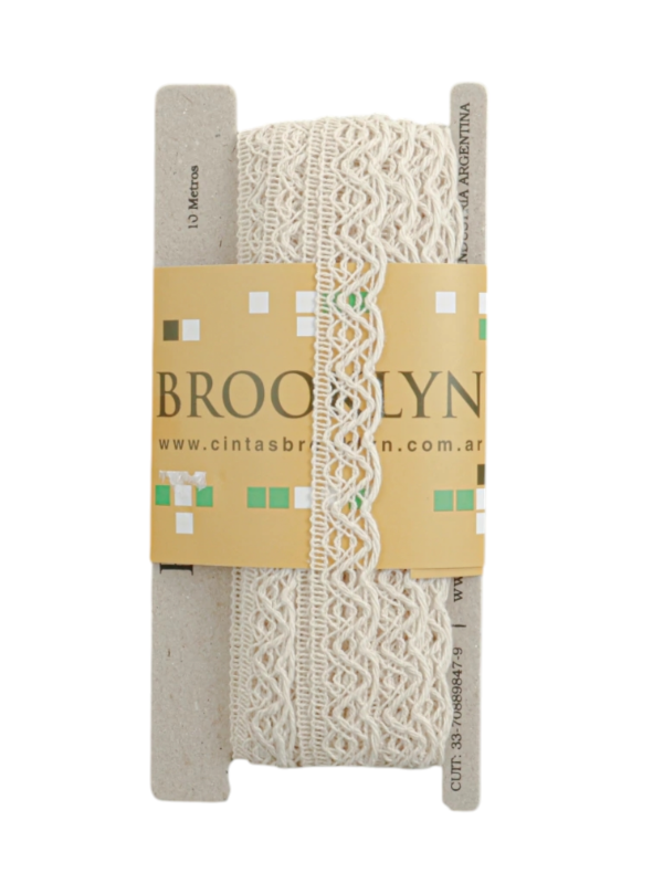 Producto - PUNTILLA OJITOS ALGODÓN COLOR CRUDO