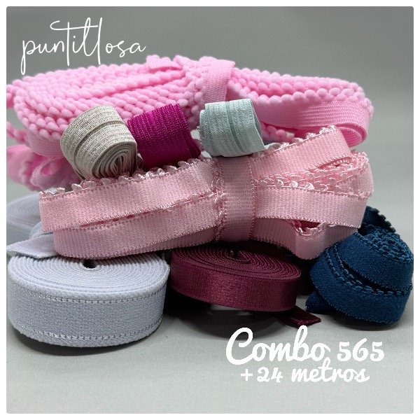 Producto - Combo 565- Elástico Surtido +24 metros