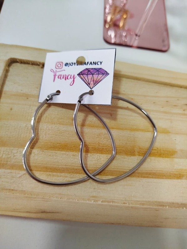 Producto - Argollas corazones 5cm