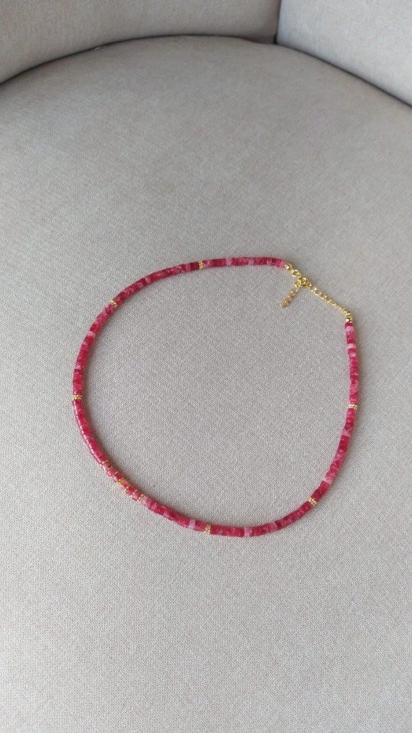 Producto - Collar rubí en zoisita