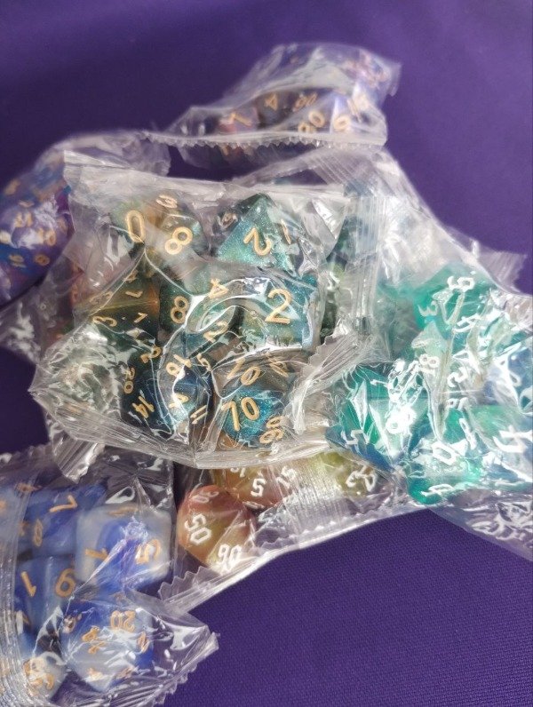 Producto - Sets de Dados Galaticos (varios motivos)