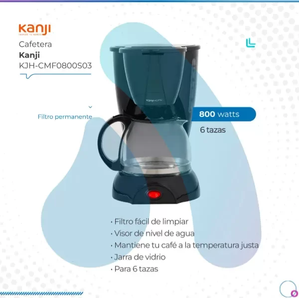 Producto - CAFETERA KANJIHOME KJH-CMF0800S03 FILTRO
