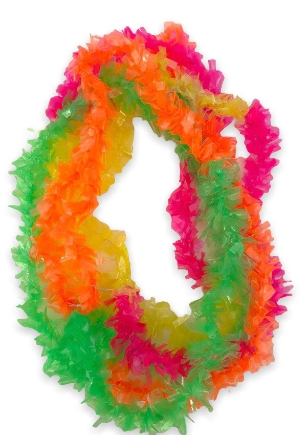 Producto - Collar hawaiano fluo x25 u.