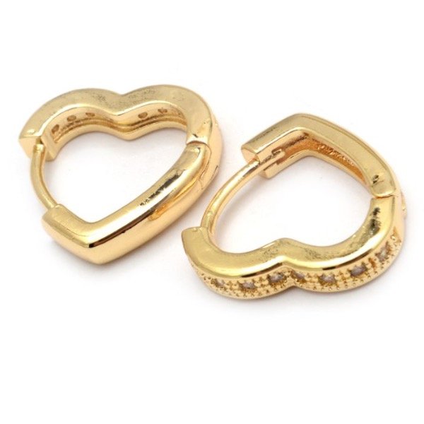 Producto - Argollas Forma Corazón Cubic 1,5cm