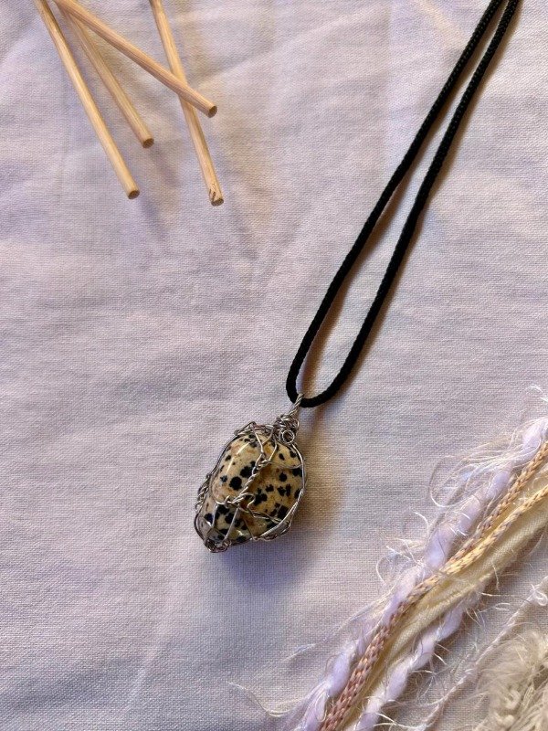 Producto - Dije Jaspe dalmata