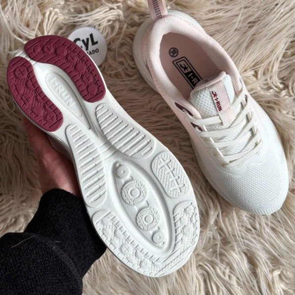 Producto - I RUN Speed Blanco / Rosa - 5