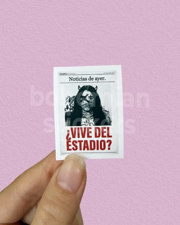 Producto - VIVE DEL ESTADIO - Sticker Individuald de Lali en River