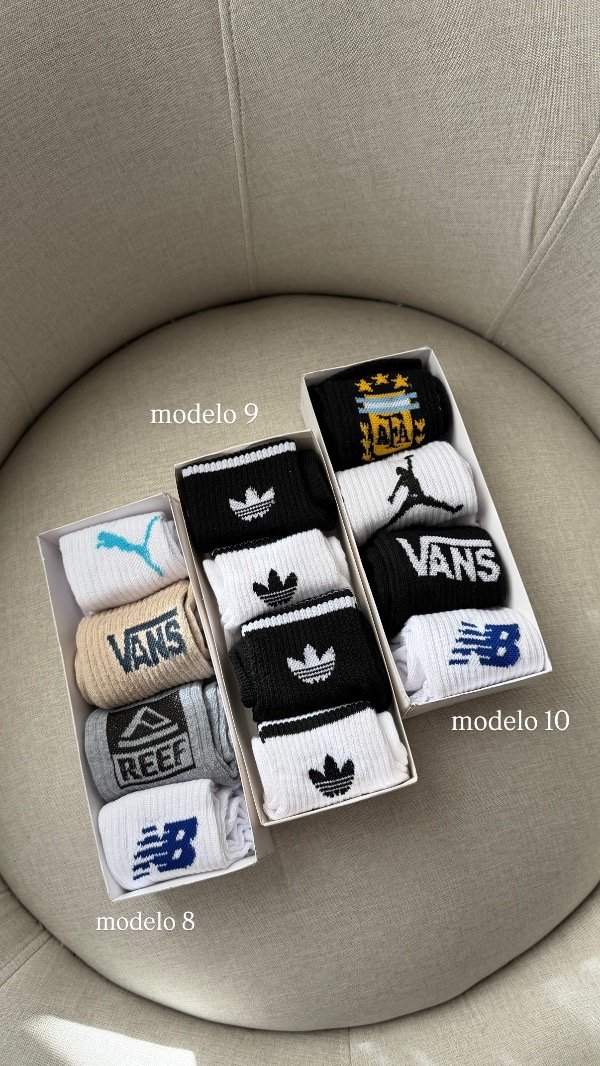 Producto - Cajita x4 medias 3/4 - 3