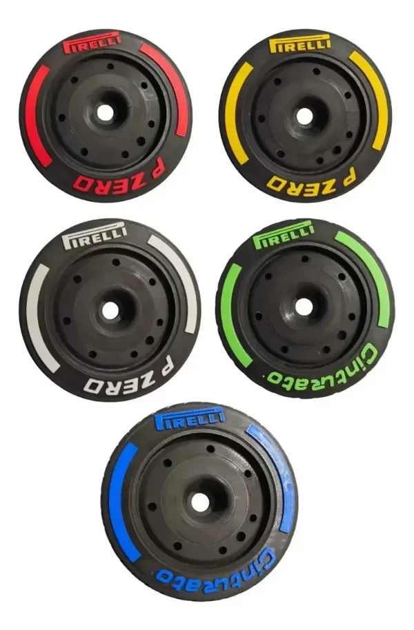 Producto - Set 5 Neumáticos Pirelli F1 + Exhibidores Premium - 0