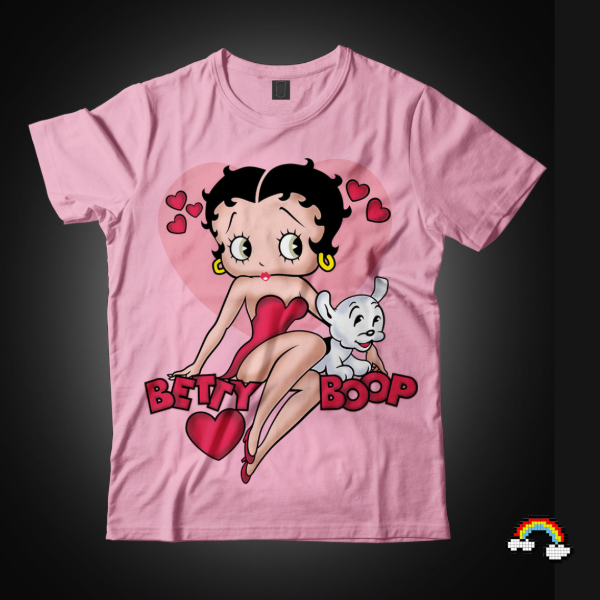 Producto - REMERA DE ADULTOS MANGA CORTA BETTY BOOP T.M