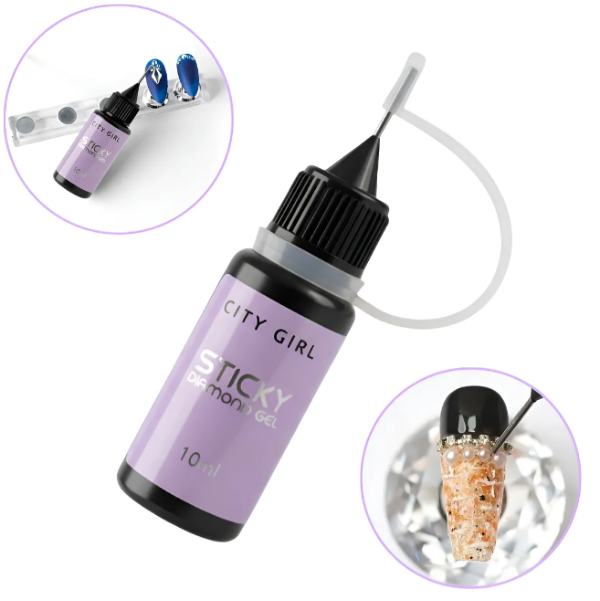 Producto - Pegamento para strass City Girl punta fina transparente 10ml
