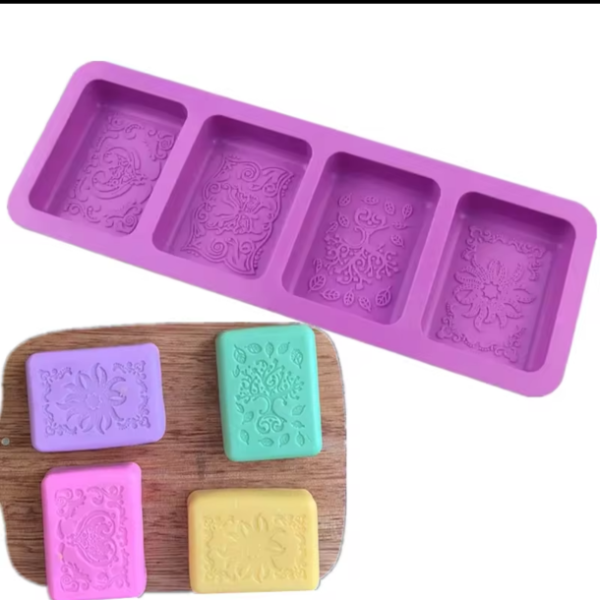 Producto - MOLDE JABONES X4 CON DETALLES