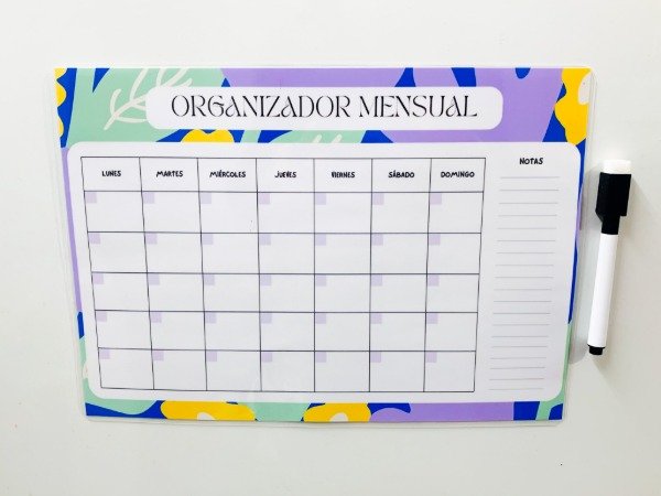 Producto - Planner Mensual Imantado Formas