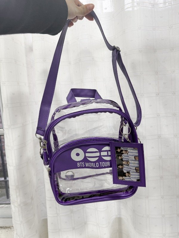 MOCHILA/BANDOLERA ARIRANG TRANSPARENTE — imagen 4