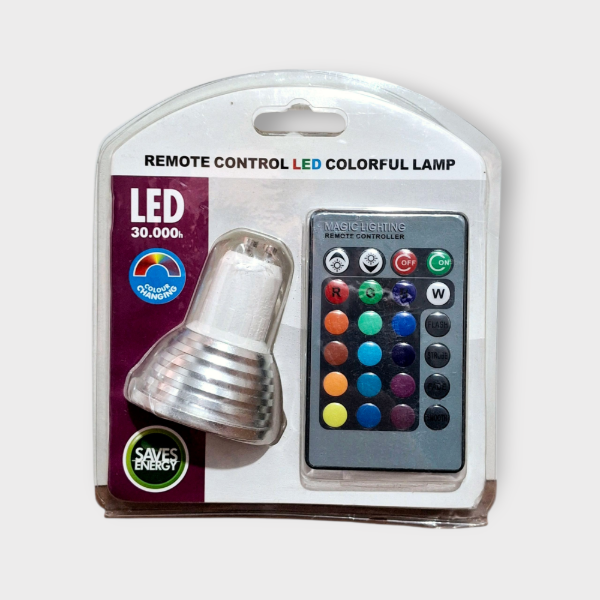 Producto - Foco Led + Control Remoto