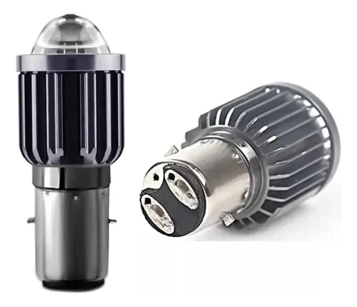 Producto - LED CON LUPA H6 TIPO BOSCH (baja y alta blanca)