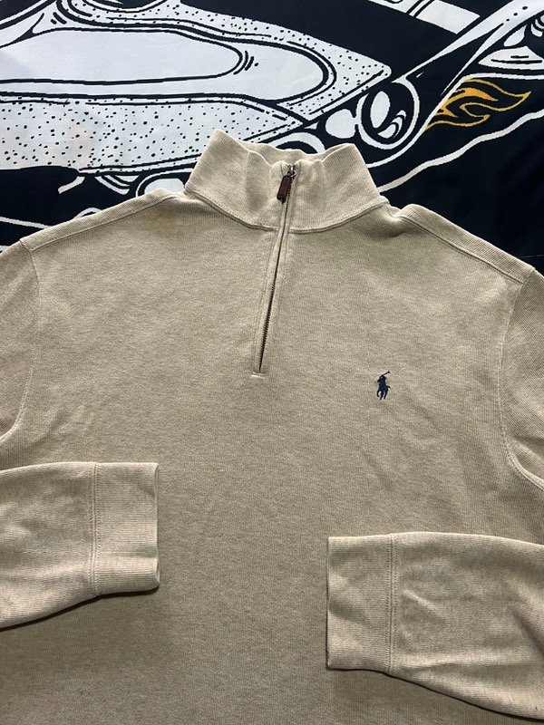 Producto - Buzito Polo Ralph Lauren beige. Talle L amplio/XL