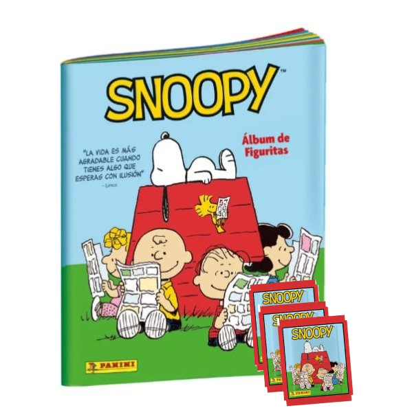Producto - Album + 16 Sobres de Figuritas Snoopy - Panini 2025