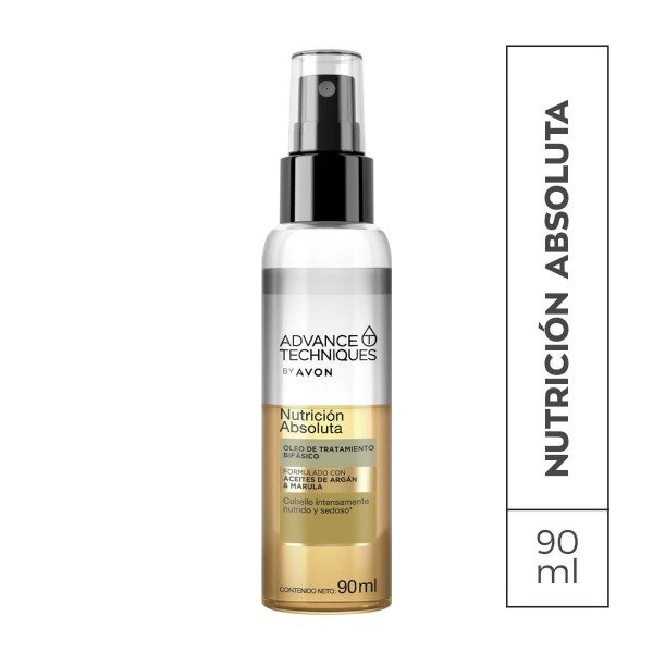 Producto - Óleo Tratamiento Bifásico Advance Techniques Aceites de Argán y Marula 90ml