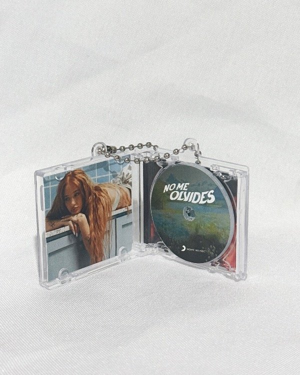 Producto - Llavero Mini Cd NO ME OLVIDES ANGELA TORRES con NFC - Llaveros - 1