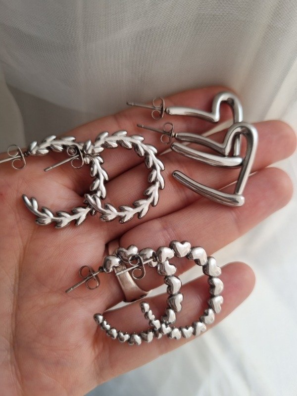 Producto - Aros semi argollas varias formas