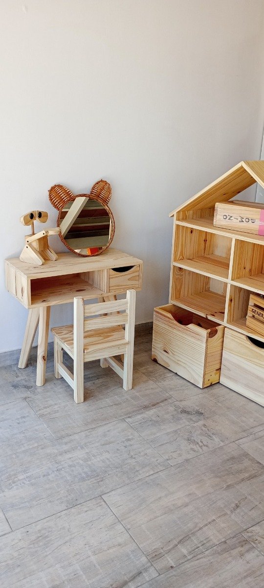 Producto - Escritorio retro niños + sillita