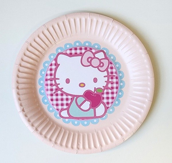 Producto - Hello Kitty Plato Descartables X 5 Unidades - 3