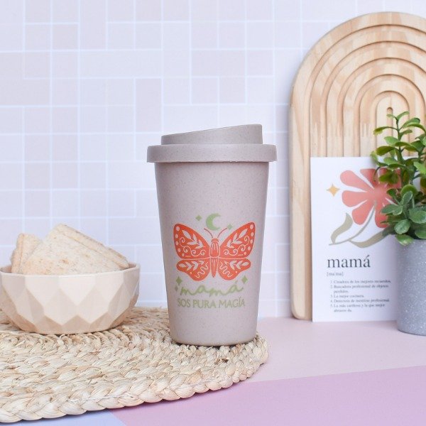 Producto - DIA DE LA MADRE - Vaso Mariposa