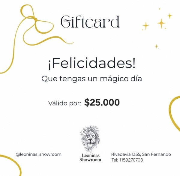 Producto - Gift Card (25.000)