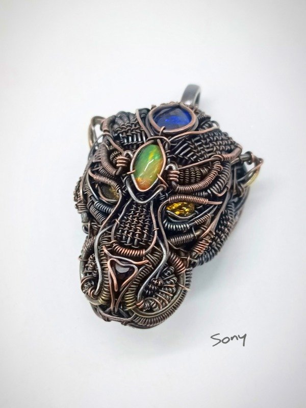 Producto - Cabeza de jaguar articulada