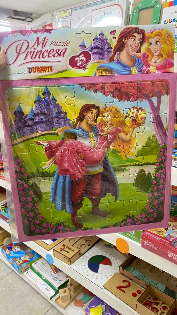 Producto - Rompecabezas princesas- 25 piezas