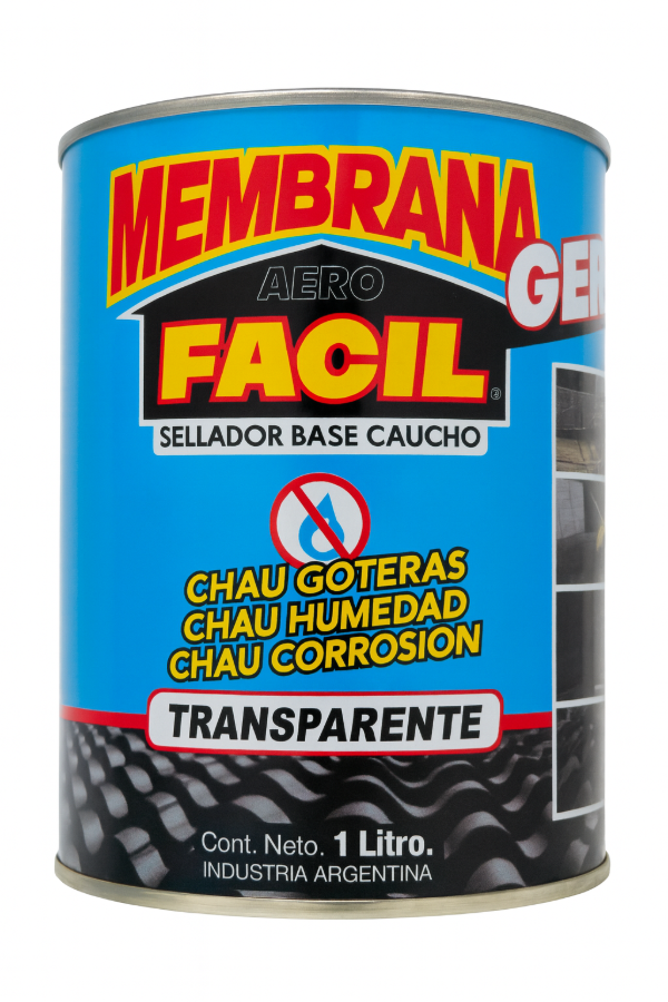 Producto - Membrana Fácil en Gel Transparente 1 Litro  Sellador Base Caucho
