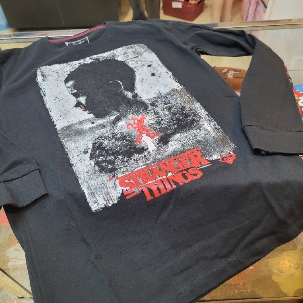 Producto - REMERA MANGA LARGA INFANTIL STRANGER THINGS ELEVEN T.16