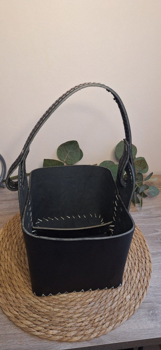 Producto - Canasta matera de cuero vacuno - 2