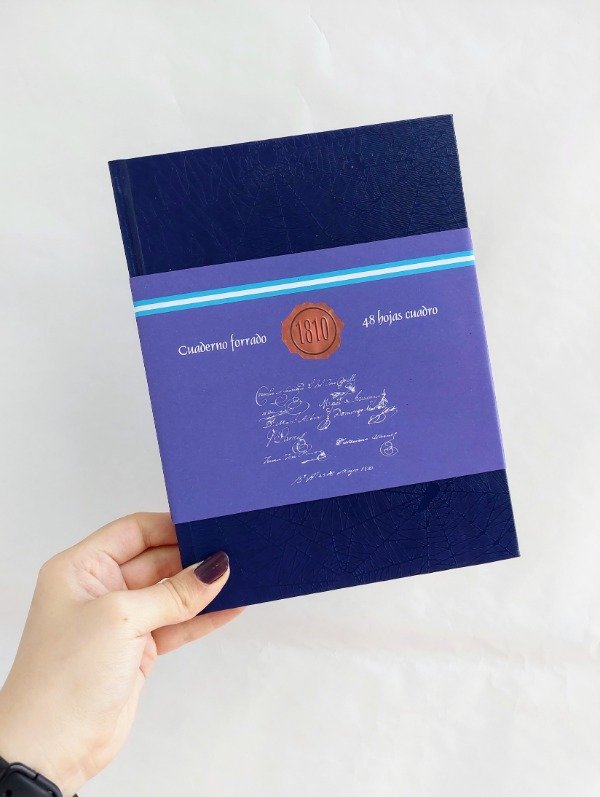 Producto - Cuaderno A5 Convenor t/d 48hjs Cuadriculadas Azul