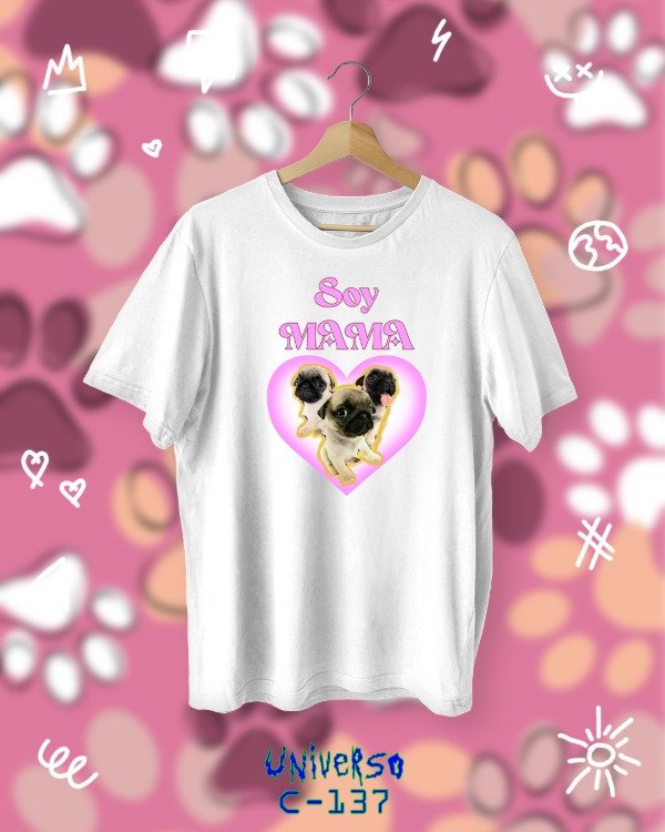 Producto - Remera Soy Mamá personalizada