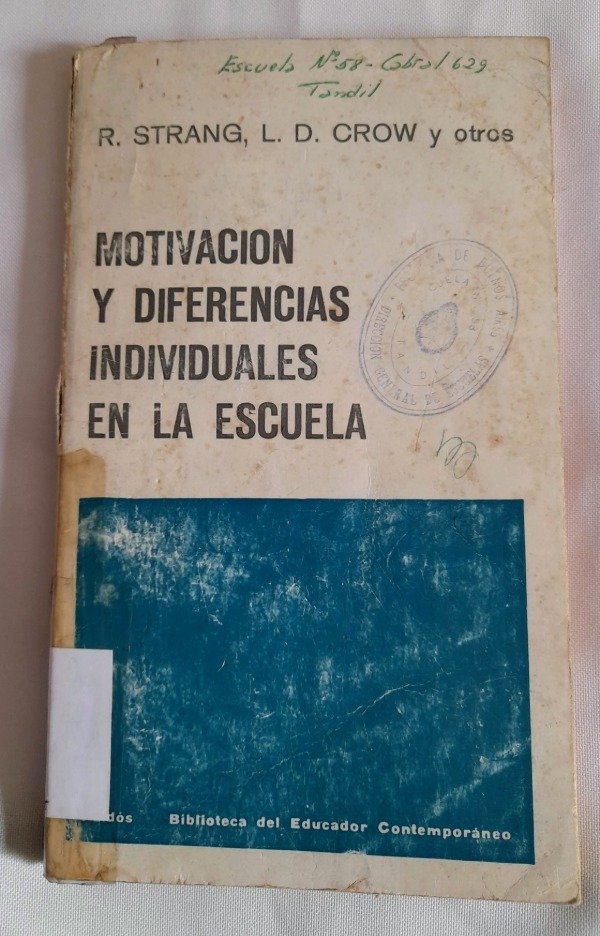 Producto - Motivacion Y Diferencias Individuales en la escuela - Paidós Educador #28