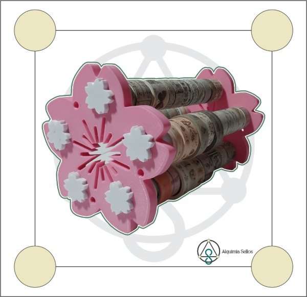 Producto - Organizador de Cintas Washis - Sakura