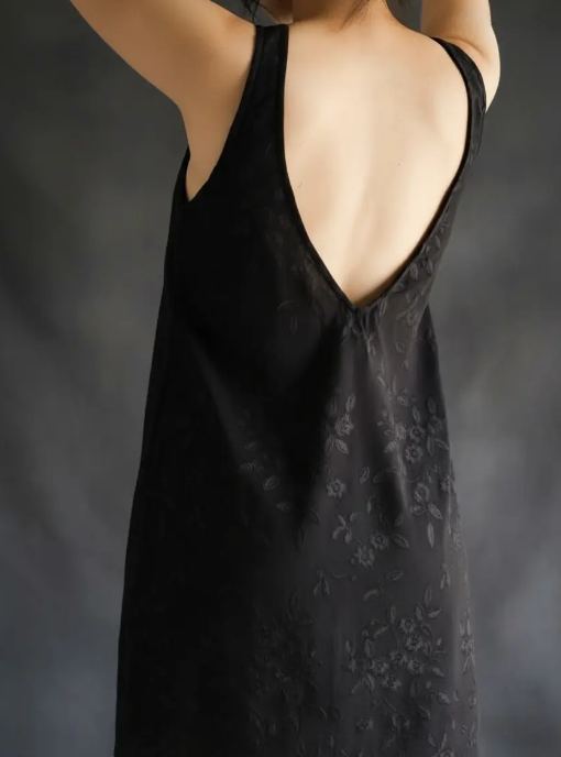 Producto - Vestido fibrana bordado - 7