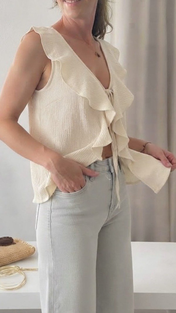 Producto - BLUSA VOLADOS NATURAL - 0