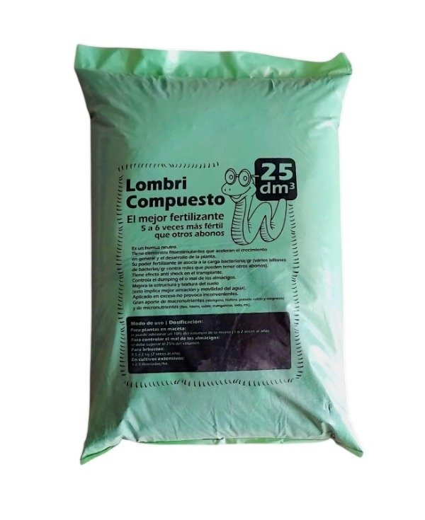 Producto - Compost Orgánico Enriquecido con Humus de Lombriz 25 dm3